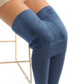 extra large size fleece-linedthickened pearl velvet bottom pants fall and winter 300gbest selling socks heattechoutwearall-in-one pants