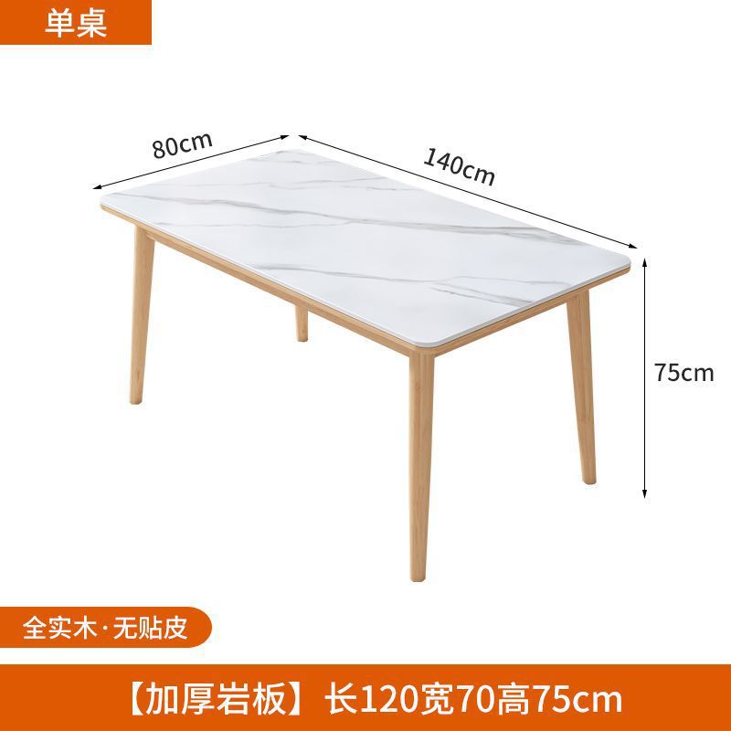 For home slate dining table and chair combination scandinavian dining table and chair restaurant solid wood dining table table and chair rectangular table and chair