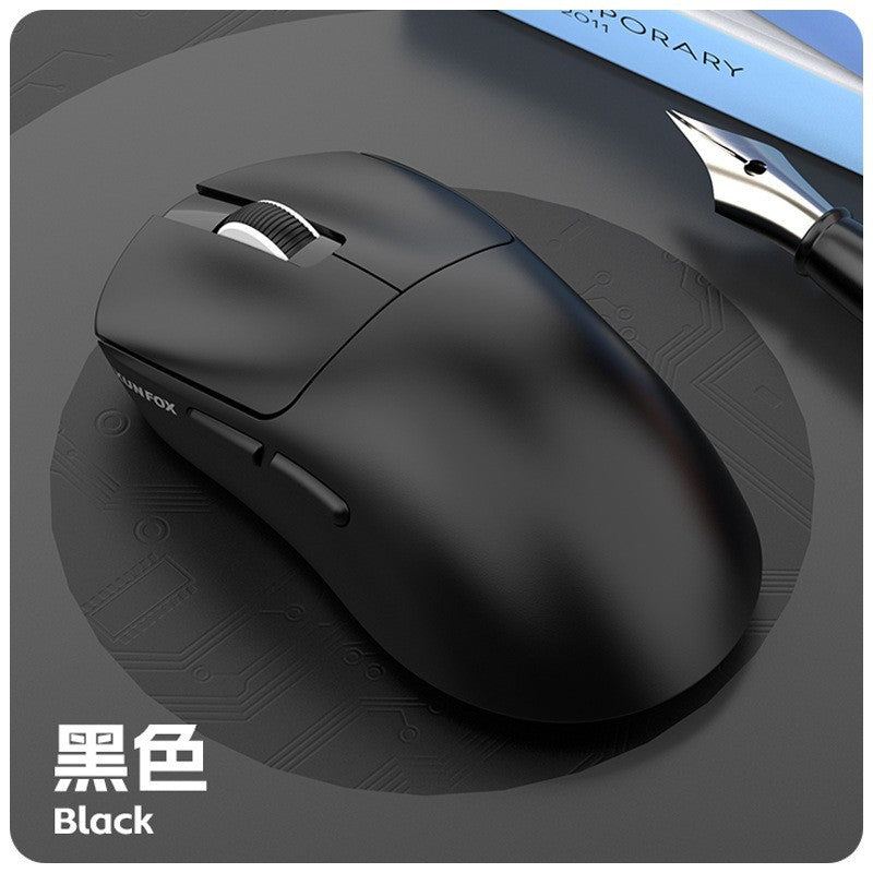Dazzling silver fox h8 tri-mode bluetooth wireless mouse - gaming, desktop, laptop, lightweight, office & business