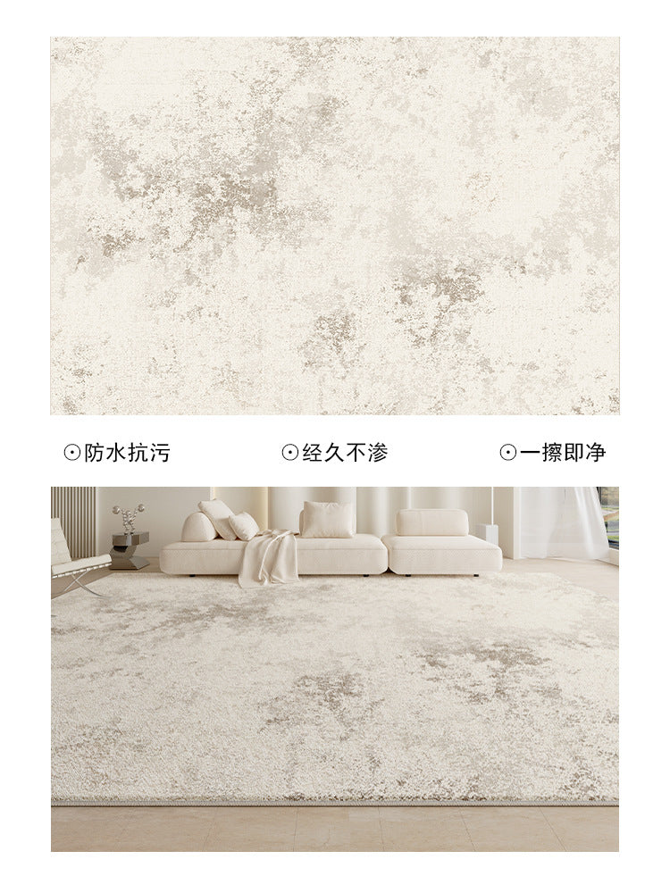 Carpet living room  new cream style light luxury high-end waterproof bedroom floor mat for home sofa large area full paving