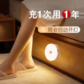 Human body sensor light bedroom sleeping light for home aisle smart bedside aisle light sound and light control rechargeable night light