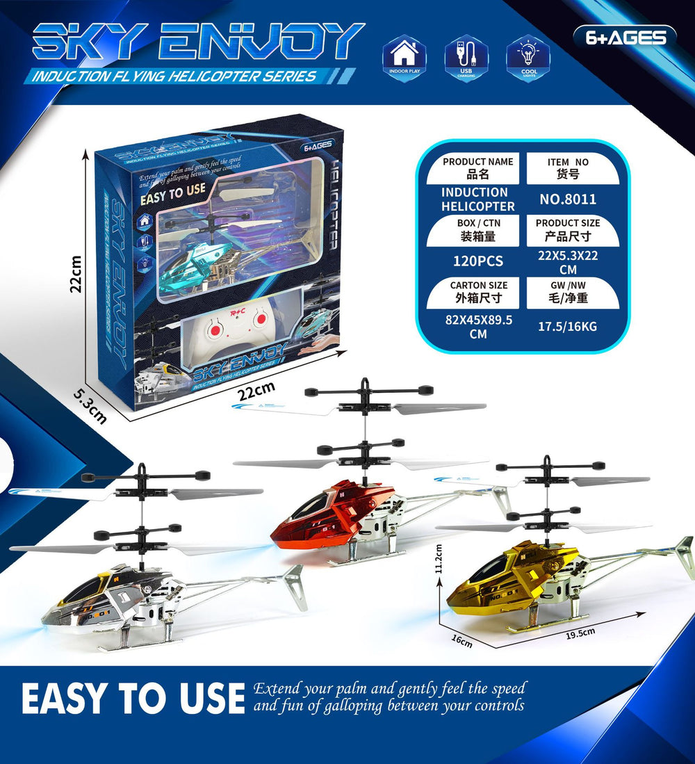 new arrival remote control helicopter usb charging, drop-resistant and anti-collision 2-way remote control aircraft model sensor good toy