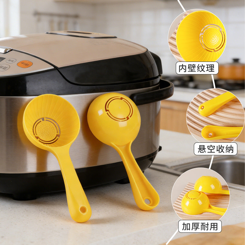 Rice cooker rice spoon non-stick rice large rice spoon electric rice cooker rice spatula porridge spoon for home semicircular rice spoon cross-border