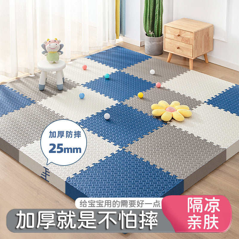 Splicing floor mat Baby baby climbing mat Children's crawling foam mat Anti-drop floor Bedroom thickened mat Household