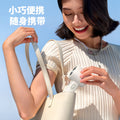New wh08 high-speed cooling fan - portable handheld fan for outdoor use, 100-speed adjustable, powerful wind, silent turbine mini fan