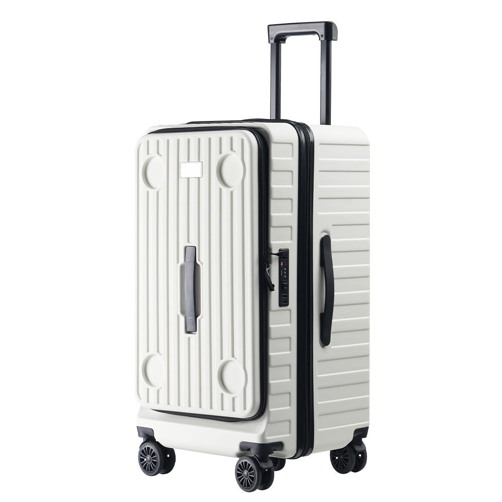 Large size five-wheel outdoor trolley case 26-inch anti-drop large-capacity suitcase Side open full-pass multi-functional suitcase