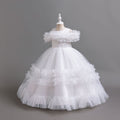 New arrivalin stock tutu evening dress pattern princess dress girl piano performance dress flower girl