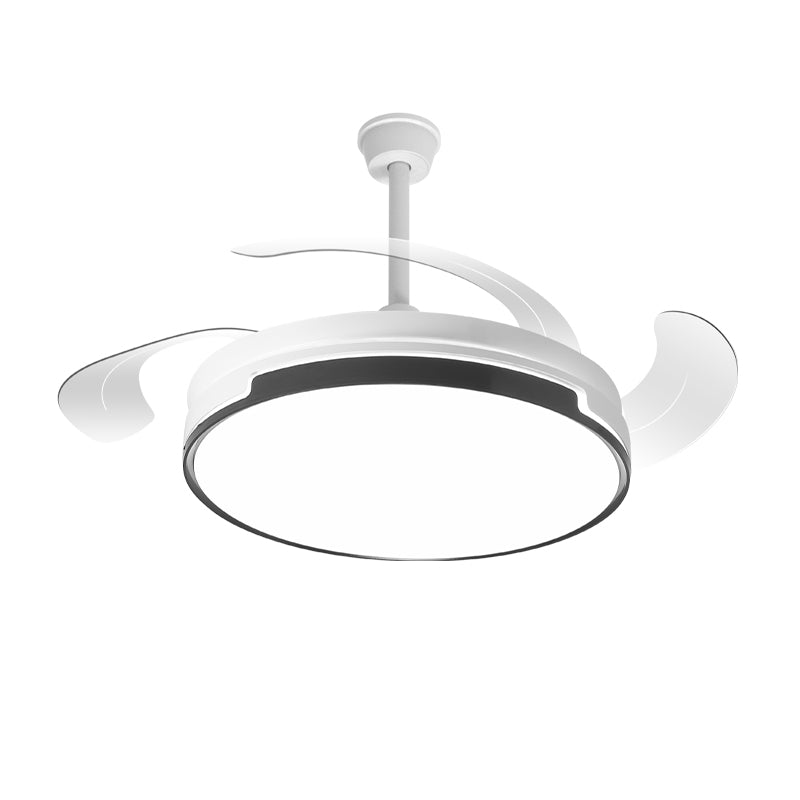 Invisible Fan Light Modern Simple Dining Room Ceiling Fan Light Smart Living Room Bedroom Home Fan Chandelier Zhongshan Lighting
