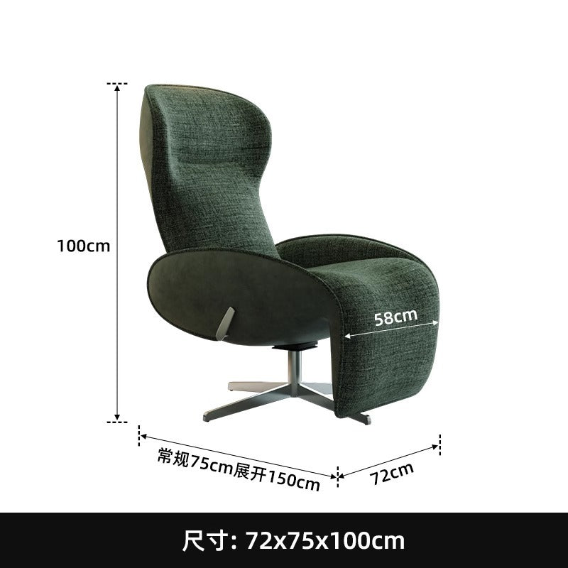 Zero gravity recliner for villa living room, balcony, bedroom, study - single sofa bed, lazy sofa, rocking chair