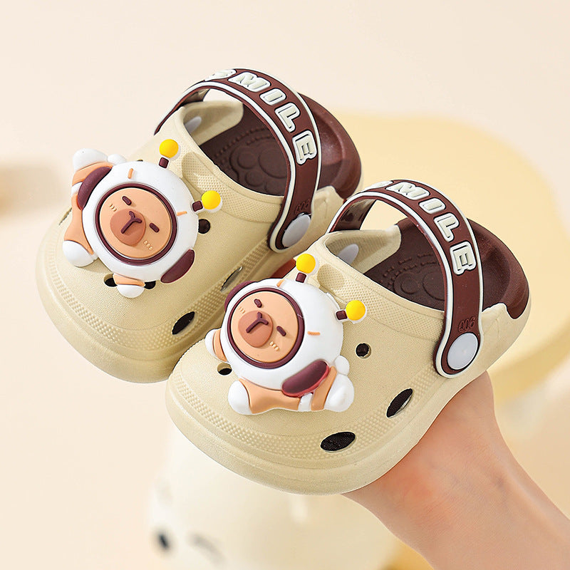 Kids' clogs: summer indoor anti-slip cartoon sandals for girls and boys (toddler to big kid sizes) - perfect for indoor use, outdoor wear, and beach days