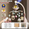 Newborn baby musical mobile, baby soothing hanging toys, rotating crib rattle, stroller mobile, 0-1 year, 3-6 months