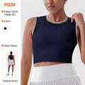 Summernew arrival breathable racer vest women's sports tops beautiful back yoga vest running tennis uniform tops women