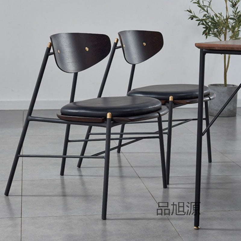 American industrial style loft chair designer creative personality retro furniture iron chair cafe casual back dining chair