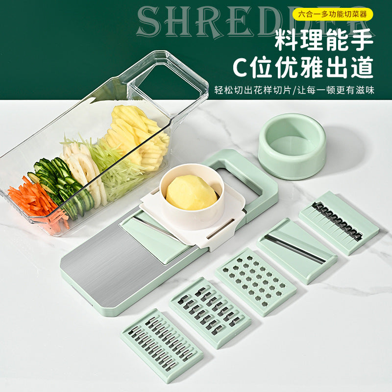 Vegetable slicer stainless steel panel kitchen for home thick shredded radish shredded shredder multifunctional potato shredded handy gadget