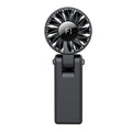 new arrival outdoor folding fan usbfor home desktop digital display fan portable handheld hanging neck small fan