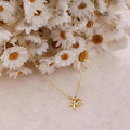 new fashion light luxury style 26 letter heart necklace, 14k gold plated minimalist versatile women's necklace