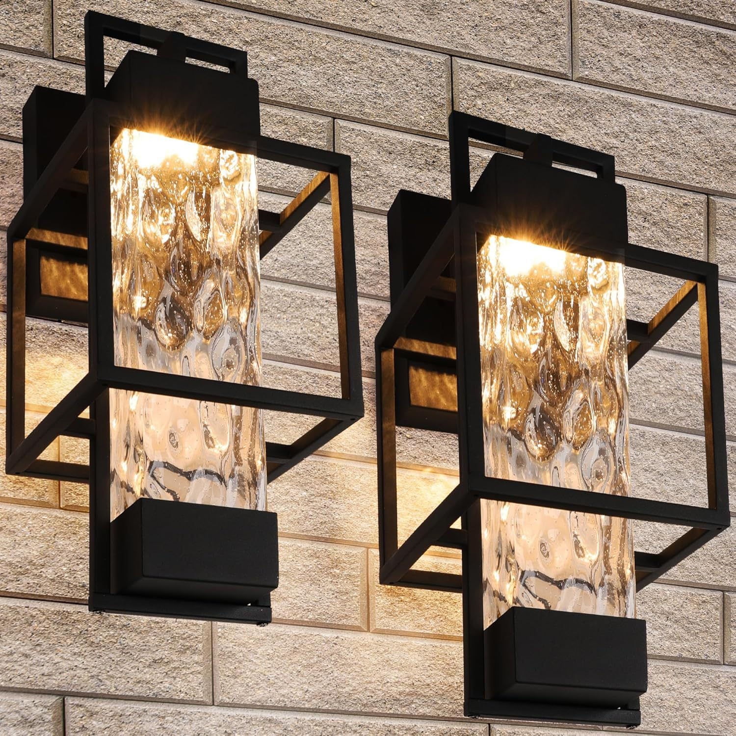 Modern Outdoor Lighting Dusk to Dawn Outdoor Lighting Exterior Wall Wall Lights Waterproof Porch Lights Garage Door