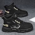 Men's work safety shoes - spring collection: waterproof, slip-resistant, durable, athletic, hiking, and martin boots for construction and work sites