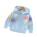 fall/winter new collection: colorful balloon hoodie tutu dress - cute princess crewneck set for girls