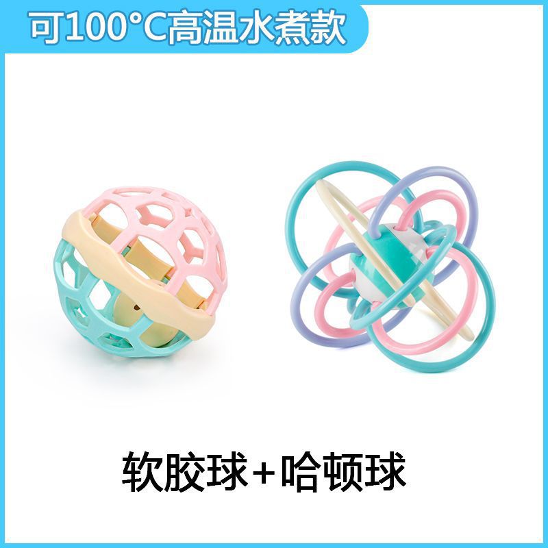 Cross-border export newborn baby toys baby hand rattle boys and girls early education puzzle bell toothpaste bed bell accessories