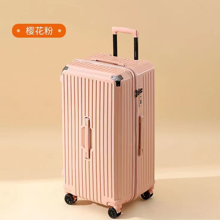 One piece of large-capacity suitcase, suitcase, high-value, large-capacity aluminum alloy corner universal wheel PC case.