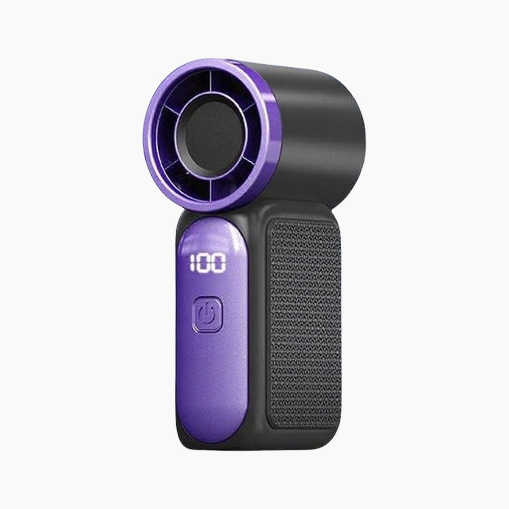 X688 cross-border new high-speed handheld small fan usb rechargeable digital display portable small violent fan