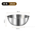 Food grade 304 stainless steel salad basin for washing vegetables, noodles and eggs, kitchen salad basin for delivery
