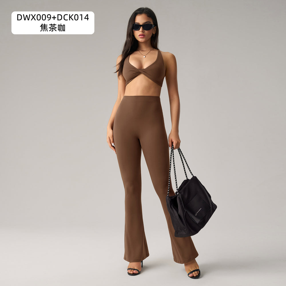 fashion tight butt lifting fitness yoga pants zipper long sleevesjacket push-up sports bra yoga suit