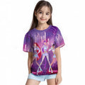 Witcher boy group 3d digital printing cross-border overseas casual loosefashion t-shirt k-pop girls t-shirt