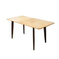 Factory direct custom wholesale restaurant desk modern minimalist light luxury extendable small apartment rectangular table home dining table