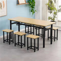 1 table and 6 stools-style 3
