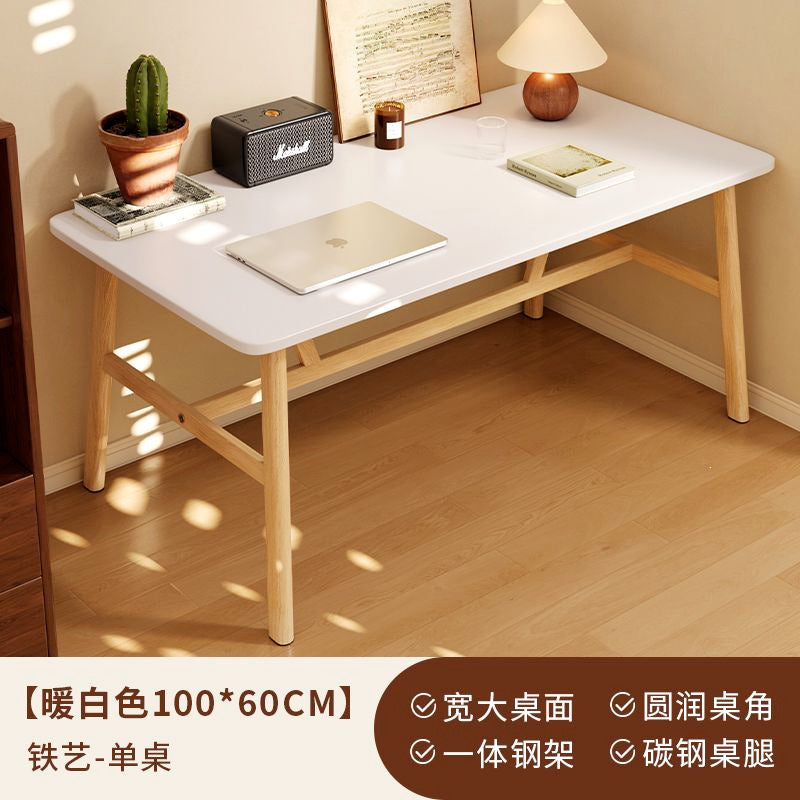 Computer desk bedroom for home desk office table girl casual workbench rectangular simple rental house table and chair