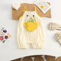 Baby sling one-piece khaki summer thin men's and women's baby cartoon sling super cute outing cute crawling clothing