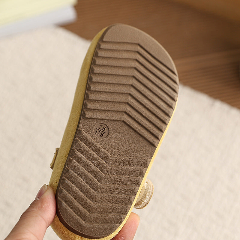 Vancahaoins french suede small leather shoes  spring & fall new arrivalk-stylegirl cartoon cat princess flats