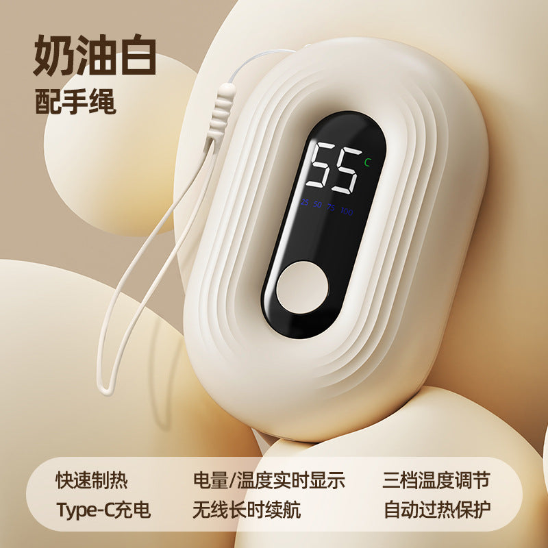 new hand warmer rechargeable digital display usb handheld baby warmer portable long battery life thermal baby electric warmer