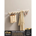 Creamy white coat hook - 8 hooks