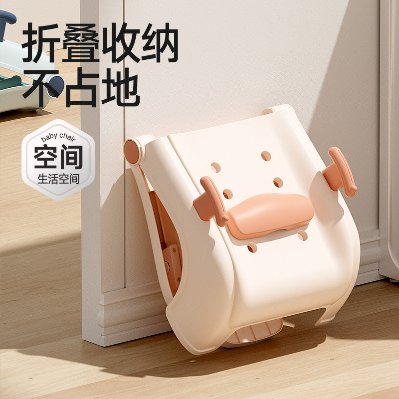 Foldable baby bath chair - anti-slip, reclining design for easy hair washing at home