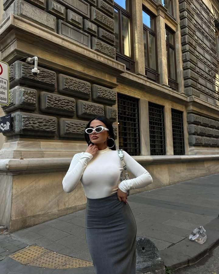 European and American fashion spring and autumn women's clothing long-sleeved semi-turtleneck T-shirt Spice girl tight top slim-fitting women's T-shirt