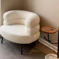 Personalized cashmere chair single sofa armchair designer living room balcony chair small apartment casual chair cross-border