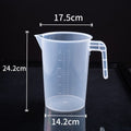 Measuring cup milk tea special tool measuring cup with lid food grade for home scale cup commercial meter plastic large capacity