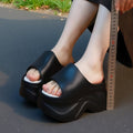 2026 new platform wedge slippers - women's summer indoor/outdoor fashion high heel slides with a cushioned comfort fit