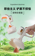 Pet dog cat dog walking toilet dog poop shovel outdoor toilet clip easy to clean built-in garbage bag