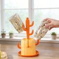 Baby bottle draining rack drying rack drying draining dustproof drying rack drying water cup storage rack storage cup rack