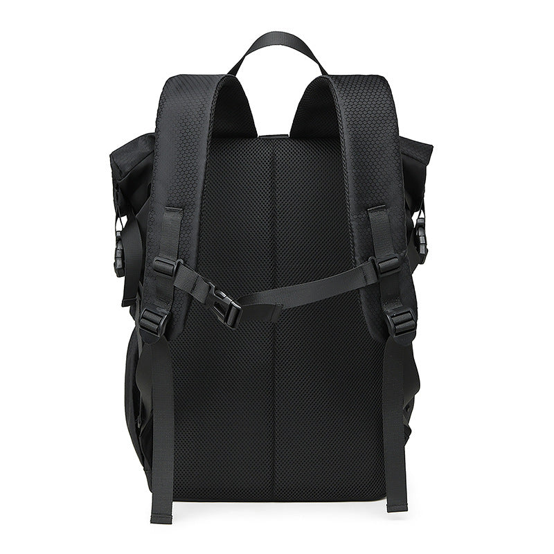 Street Trend Functional Wind Backpack Men's Lightweight Outdoor Sports Backpack Large Capacity Casual Backpack