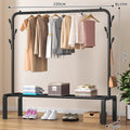 Clothes hanger floor-standing bedroom for home double-pole clothes drying rack clothes rack indoor clothes coat rack thickened balcony clothes pole