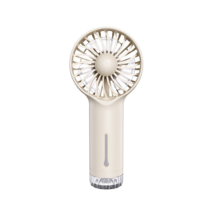 New arrival handheld spray fan usb portable mini fan silent charging fan outdoor spray fan