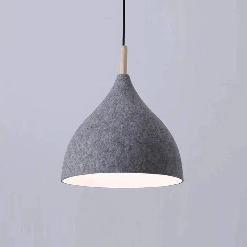Felt chandelier, restaurant light, bar counter store, modern simple sound-absorbing cafe, home improvement lighting, Zhongshan ancient town lamps