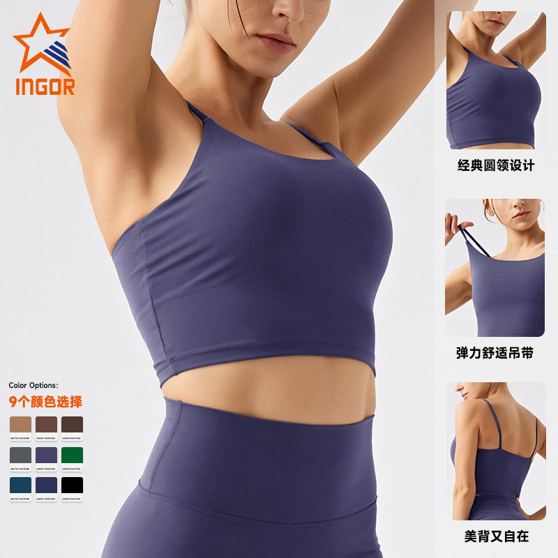 Eco-friendly cross-border racerback sports bra & yoga set - slimming, compression leggings, running & yoga outfit for women