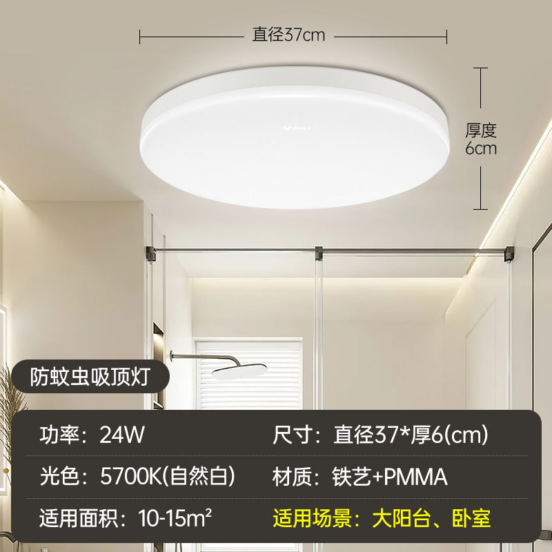 Ceiling light, living room light Modern simple lighting Bedroom light Balcony light LED ceiling light Bull lamp Home improvement