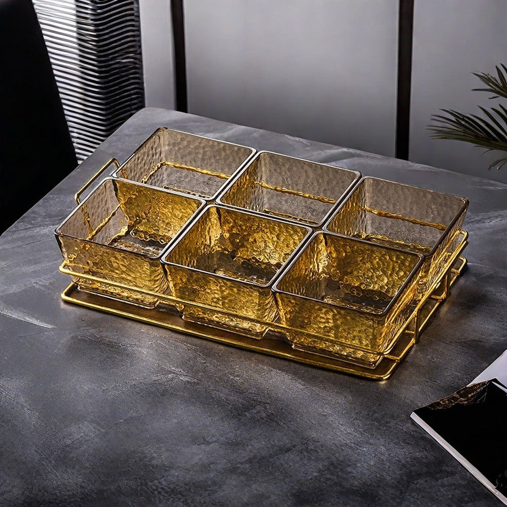 Nordic light luxury plastic beauty salon fruit snack plate snack tea snack sugar ktv dried fruit plate high appearance storage
